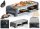  QUIGG STONE TÁNYÉR Raclette 8 serpenyős STONE & GRILL Party 1300W 8 személyes