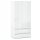 Szekrény szekrény 90 cm 2d2sz White High Glos