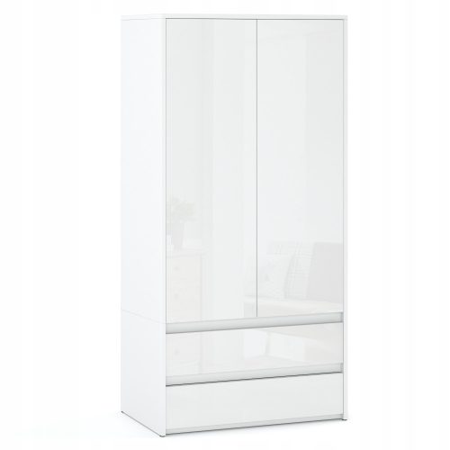 Szekrény szekrény 90 cm 2d2sz White High Glos