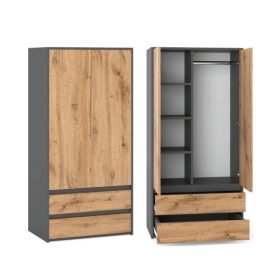 Stiv-Meble gardrób 90 x 180 x 50 cm wotan tölgyfa fiók