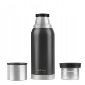   Termosz, hőtároló - Vialli Design Fuori termosz 1 l narancssárga és piros