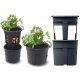  Prosperplast virágcserép 29,5 cm x 29,5 x 23,6 cm átmérő 29,5 cm műanyag fekete