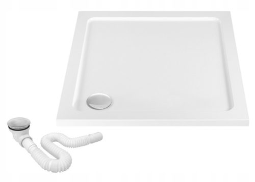 Zuhanytálca - Savoy evező medence 90x90 fehér zuhany 6 cm alacsony