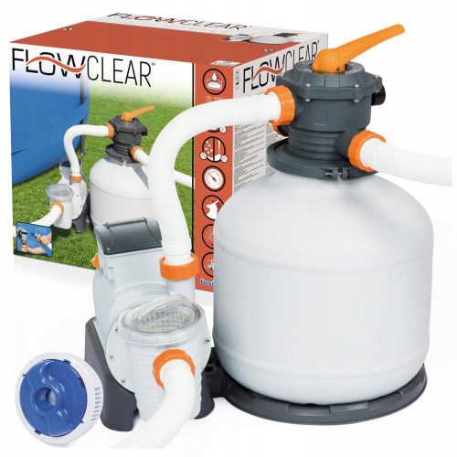 Medence szűrő - Bestway homokszivattyú 58486 szűrő 11355l/h