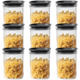   Élelmiszertartó - Plast Team Hamburg konténer 1,6 l átlátszó és fekete