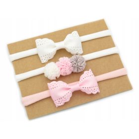   Gyermek fejpánt - Keresztelő gyertya a kereszteléshez a név dátumaival