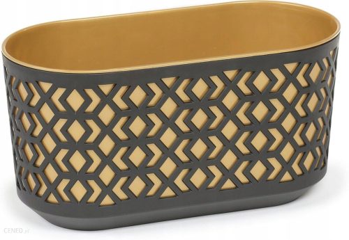  Aztek 400 doboz, műanyag, 40 x 19,5 cm, fekete és arany színben