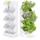 Prosperplast virágcserép 11 cm x 19,5 x 47,5 cm műanyag fehér