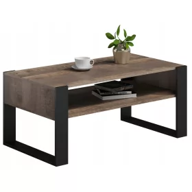    KAJA 100 dohányzóasztal, gyarmati tölgy, loft, retro rusztikus
