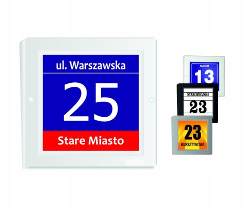B&R házszám 23 x 3 cm