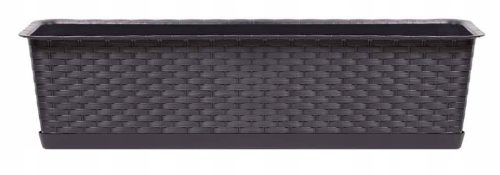  Prosperplast virágcserép 68,5 cm x 17,3 x 15 cm műanyag barna és bézs árnyalatú