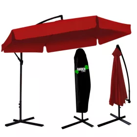   Napernyő - Összecsukható kerti esernyő 350 cm, fúrószürke