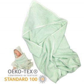   Baba törölköző kapucnival - Fürdő lefedettség törülköző egy motorháztetővel.