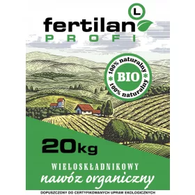    Szerves, természetes műtrágya Poltops granulátum 20 kg 20 l