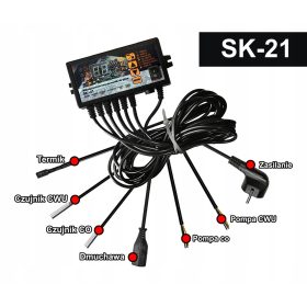    Metal Color STER SK 21 szabályozó központi fűtéshez és melegvízhez