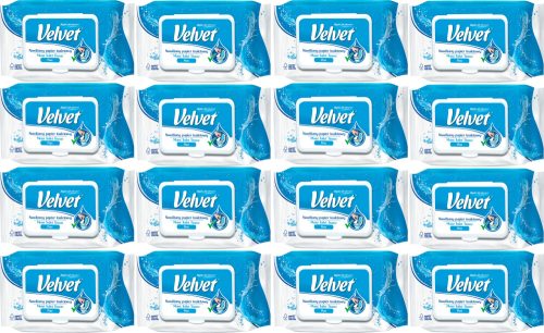 Vécé papír - Bársonyos hidratált WC -papír tiszta 16 darab