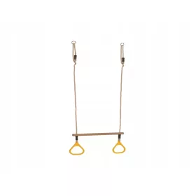 Fa trapézrúd háromszög alakú karikákkal