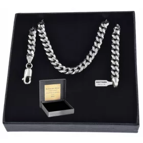  925 EZÜST LÁNC, 5 MM. + VÉSZ