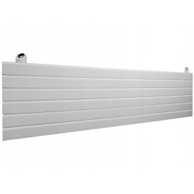    LOFT dekoratív RADIATOR 45x180 Matt fehér szerkezet 1102W VÍZSZINTES