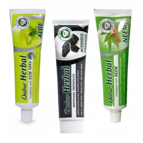   Fogkrém gyerekeknek - Illessze be a Dabur gyógynövényes fogkefét 300 ml -t fluor nélkül