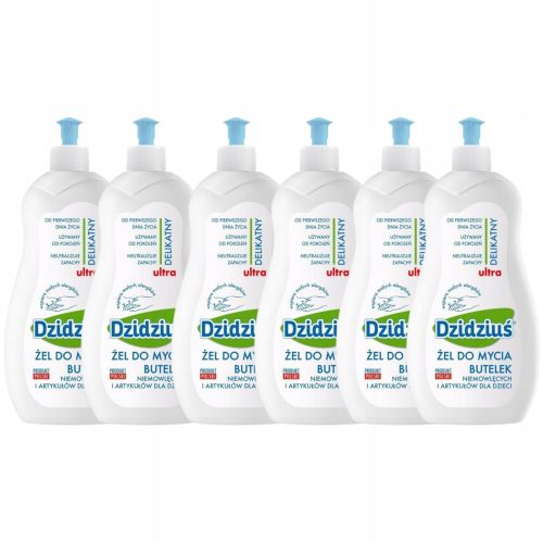 Tartozékok cumisüvegek mosásához - Dzidziuś gél palackok mosásához, a csecsemő palackok 6x 500ml