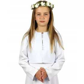 Elsőáldozási boleró, poliészter, 134-es méret
