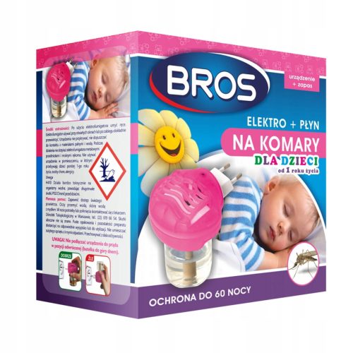  Folyadék szúnyogok, hangyák, legyek ellen Bros 0,21 kg 30 ml