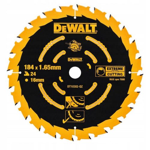 Wood Disc 184 mm Extreme DT10302 DeWalt