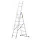 Drabest létra 1 m alumínium 3 x 7 150 kg-ig