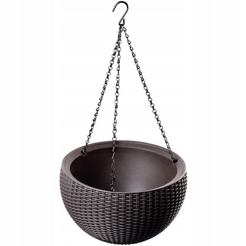  Keter virágcserép 35 cm x 35 x 22 cm átmérő 35 cm műanyag barna és bézs árnyalatok