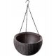  Keter virágcserép 35 cm x 35 x 22 cm átmérő 35 cm műanyag barna és bézs árnyalatok