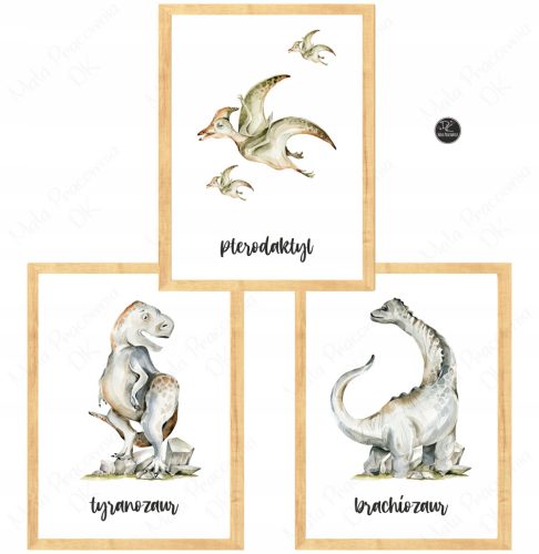 Kép a gyerekszobába - Dinoszauruszok- plakátok sorozata 36 minta !!!