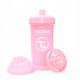 Bébiüveg - Twisshake Cup nem -spill keverő 360ml rózsaszín 12m+