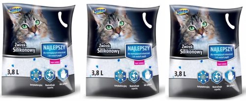 Alom nyulaknak és kis rágcsálóknak - Hilton szilikon kavics egy macskához 3 x 3,8 l