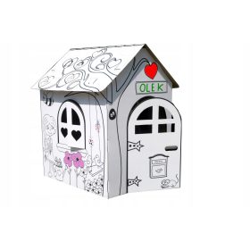 Kartonház festéshez KW Office 99x68x78cm