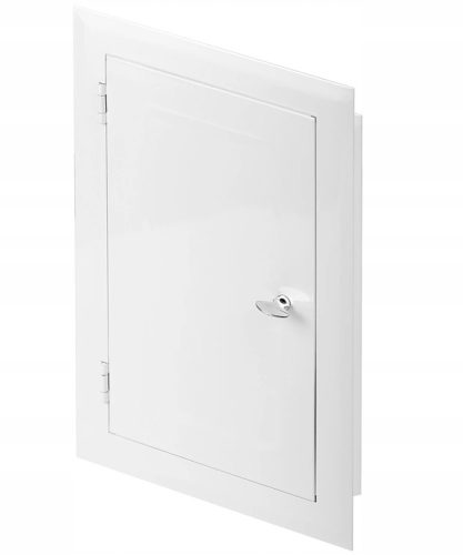 Ellenőrző ajtó - RETESZ ELLENŐRZŐ AJTÓ FÉM ZÁR FEHÉR 15x25