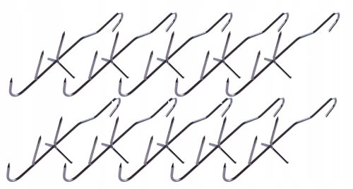 Dohányzó horgok - Háromszoros füstölőhorog halfüstöléshez AlcoMax 3 mm 19 cm
