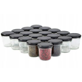   Élelmiszertartó - Kupakkal ellátott üvegedény, 120 ml-es tartály