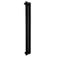  LOFT Slim dekoratív RADIATOR 180x15 Matt fekete szerkezet 288W