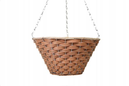  Dixiestore virágcserép 31 cm x 31 x 16 cm átmérő 31 cm műanyag barna és bézs árnyalatú