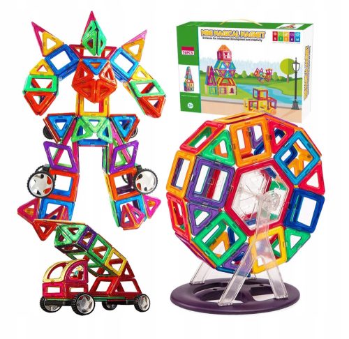 Mágneses készlet - Puzzlove CzuCzu ÁLLATOK VILÁGtérkép 60 db.