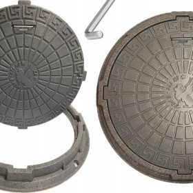   Babylonplast kerek szeptikus tartály nyílása 75 cm x 59 cm