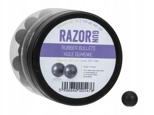 Patronok légpuskához - ERŐS GUMIGOLYÓK HDR T4E RAM .50 RazorGun 100 db