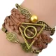 Lány jelmez - Harry Potter karkötő Hedwiga Znicz embléma