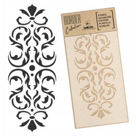   Stencil festéshez - Festési sablon 21x45cm / barokk dísz #1