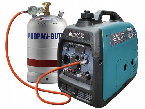 Hordozható egyfázisú generátor Könner & Söhnen 3100 W benzin