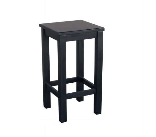 Bár széklet hoker 60 cm egyszerű modern fekete