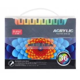   Jelölők gyerekeknek - Akril markerek 36 db/vízálló készlet