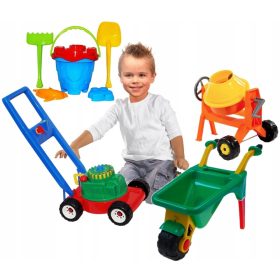 HOMOK KÉSZLET, TALCSONY, BETONKEVERŐ, NYÁZÓ, VÁDRA