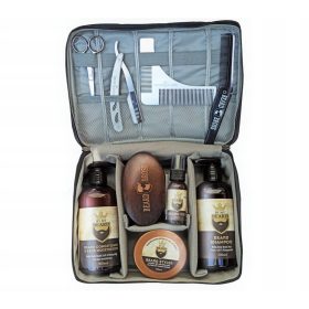  Szakállkészlet borotvatáska kozmetikai tok olló